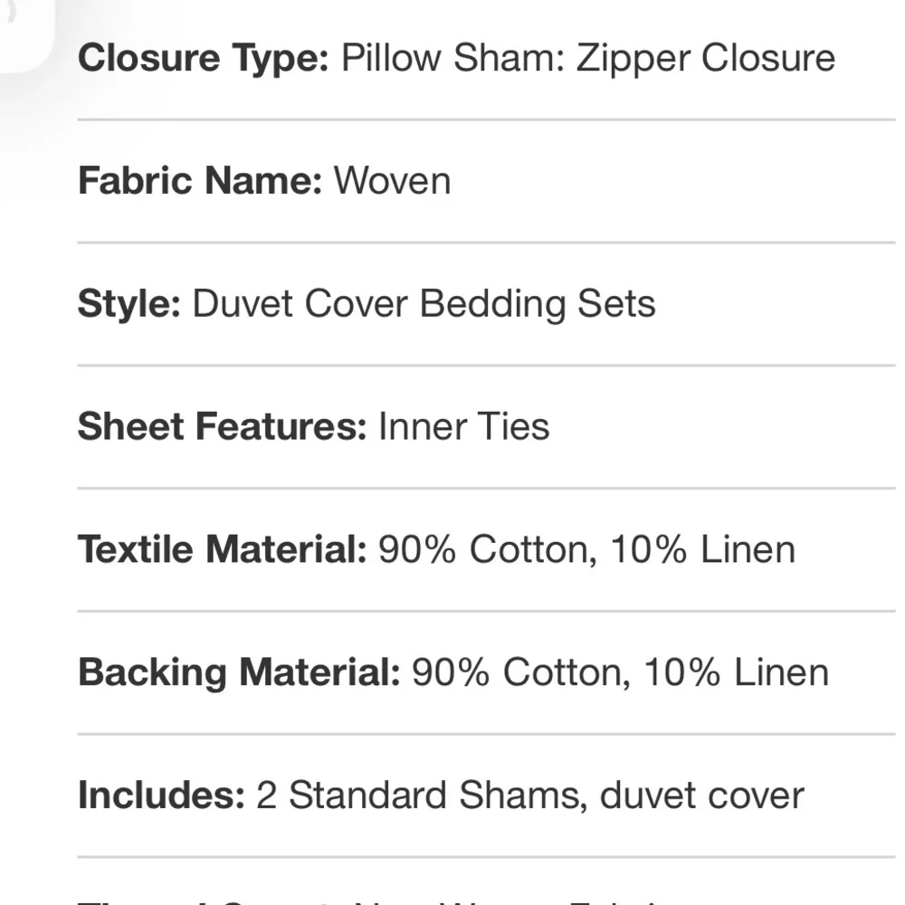 THRESHOLD NWT cotton linen chambray duvet cover set -terracotta -full/queen